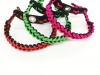 Red, Neon Green, Pink all with Black - Shark tooth