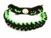 Black & Neon Green - Shark Tooth