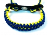 Blue and Neon Yellow Shark Tooth